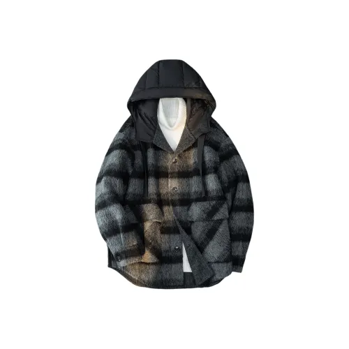 FAKE UINTAGE Темно-серый унисекс пальто