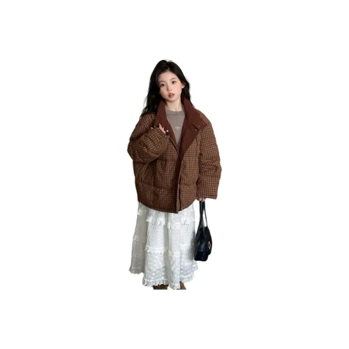 FORHUG Коричневый Kids Пуховики