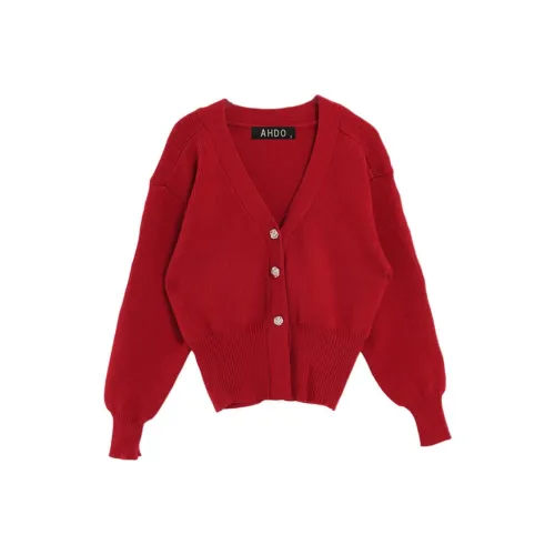 AHDO Красный Женский Трикотаж