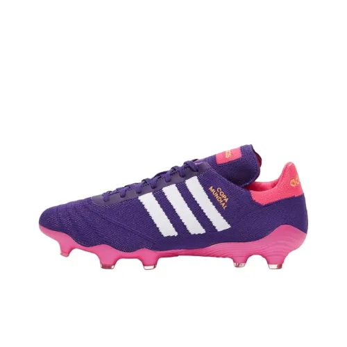 Adidas COPA MUNDIAL FG Твердое покрытие устойчивый к истиранию футбольные бутсы для мужчин фиолетовый и белый