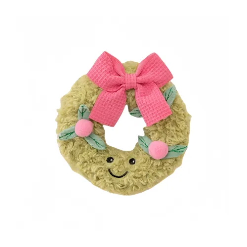 Lionf Милый стиль Рождественский венок Луна Украшение Плюшевая подвеска 11 см Длина тела