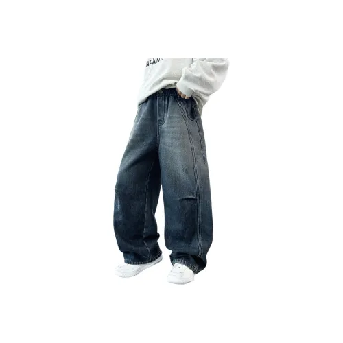 Giyu Blue Gray School Age Jeans Giyu Синие Серые Джинсы для школьного возраста