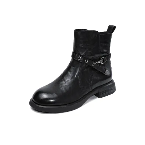 ZUOSAISI Ботильоны Короткие Мартин Ботинки 3,5 см Женские