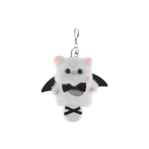 DIAIWAI Черный Белый Двойные Котенок Кукла Плюшевая Подвеска 13 см Длина Тела