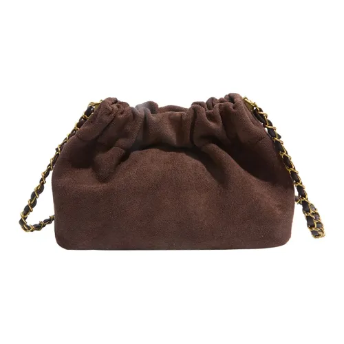 GOX Замшевая сумка через плечо Стандартная Женская с леопардовым принтом кофейно-коричневый