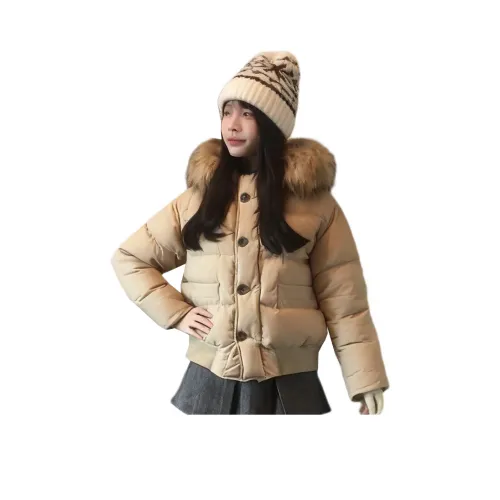 DYYPC Хаки Хлопковый пуховик Унисекс Пуховики (пуховики)