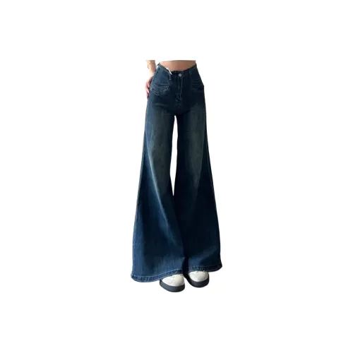 PANDA ADEVIL Винтажные синие женские джинсы