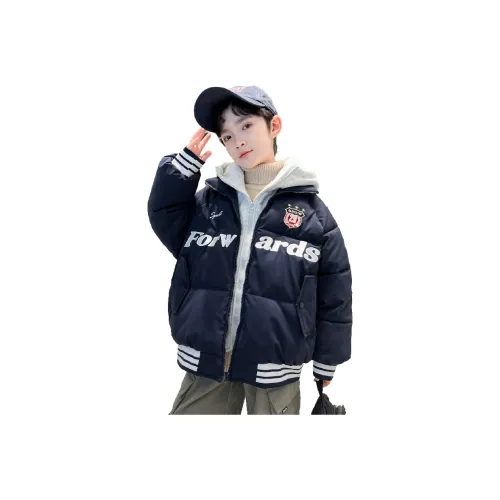 T.MOO Темно-синий школьный возраст утеплённые куртки