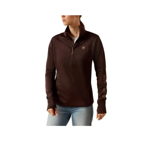 ARIAT Темно-коричневые женские футболки T