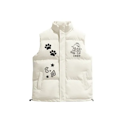 IUNOP Экрю Женские Жилеты