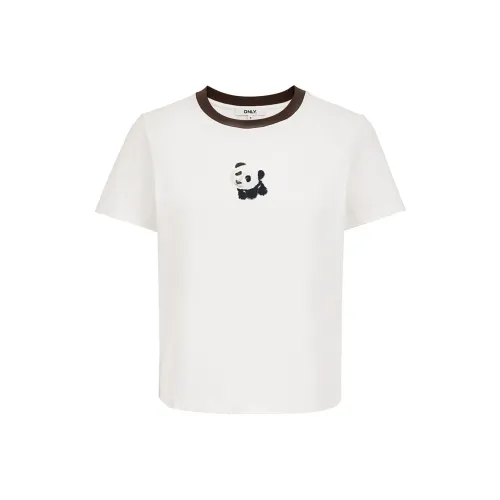 ONLY A10 Snow Лотос Белый Женские T-рубашки