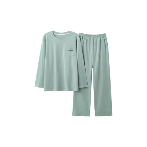 TULANDUO Трава Зеленый [100% хлопок] Мужской Термокостюм