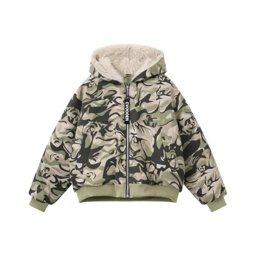 CVOOOER Зеленый Унисекс Пуховики