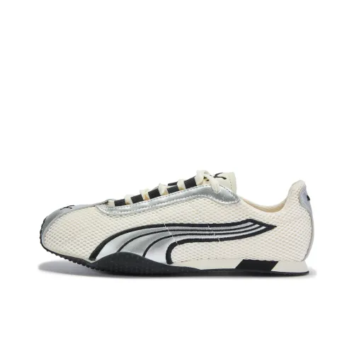 PUMA H Street Устойчивый к истиранию Низкий Топ Повседневная обувь Унисекс Silver Glow White