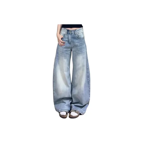 NRXX Blue Unisex Jeans NRXX Синий Унисекс Джинсы