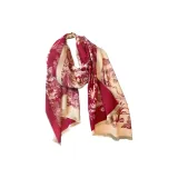 Новый год Красный Бежевый