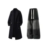 Чёрный Темно-синий Синий + Чёрный Джинсы с флисовой подкладкой