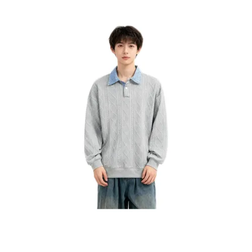 LH HOMME Серый Унисекс Свитшоты