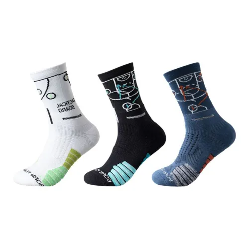 MIANZHUWU Баскетбольные носки Мужской Комбо набор