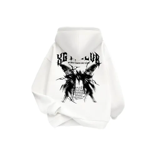 GOYN Белый Флисовый Подклад Свитшоты для школьников