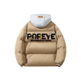 Хаки серый капюшон