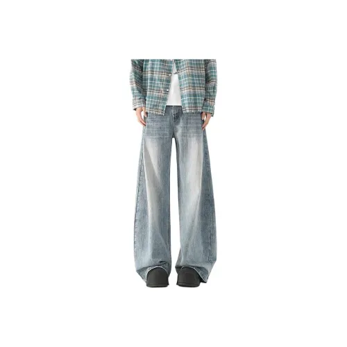 NRXX Blue Unisex Jeans NRXX Синий Унисекс Джинсы