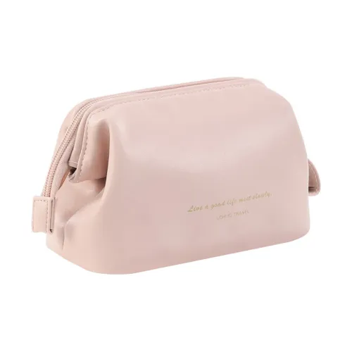 LEHUOLVXING Кожа Путешествие Сумка для хранения Женская Белая Розовая