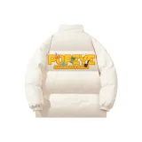 Ecru Single Cotton Down Jacket  
Экрю Одиночный Хлопковый Пуховик