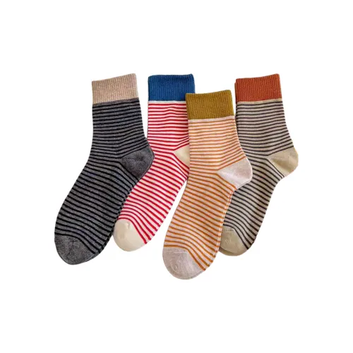 FHDET Носки Crew Унисекс 4 пачки Комбо