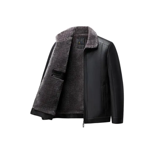 TAIZILONG Мужские кожаные куртки