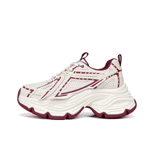 C°BANNER Амортизация Износостойкие Низкие Кроссовки с Толстой Подошвой Женские