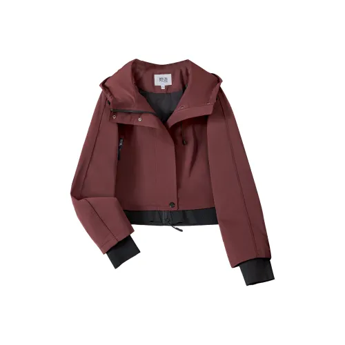 TOUCH Пуховики и зимние пальто Женские Бордовый