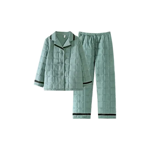 UAVAE ZJ LG1742 Шалфейный Зеленый Женские Пижамные Комплекты