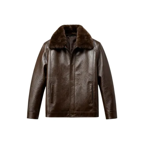 Vintage Cars Кожаная куртка Мужская