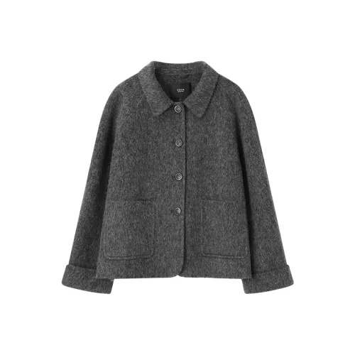 MOHANYIMEI Метеоритный серый Женское пальто