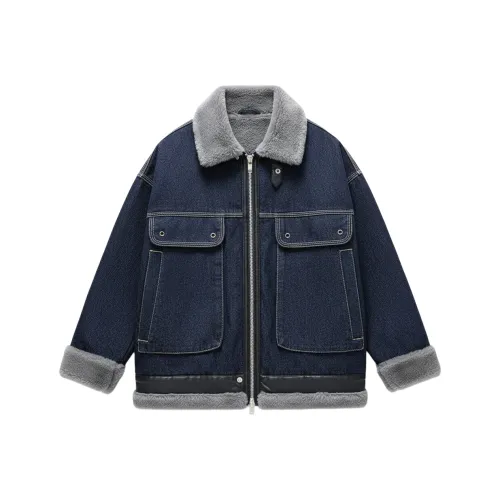 HEJIAGONG Синий Утолщенный и с Флисовой Подкладкой Детские Топы