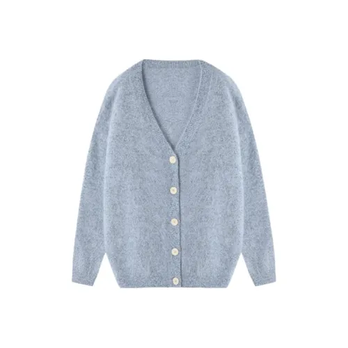 IHIMI Soft Matte Blue Women's Knitwear