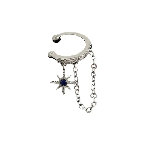 ZWU Цепочка Нижняя заколка On Серьги Ухо Кость Нижняя заколка Унисекс