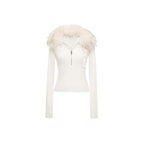 YGPRW Белый Женские T-рубашки