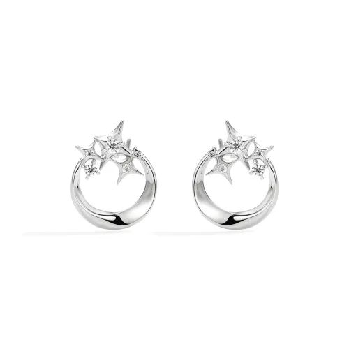 BOONEE ALUS Серьги из меди с родиевым покрытием женские