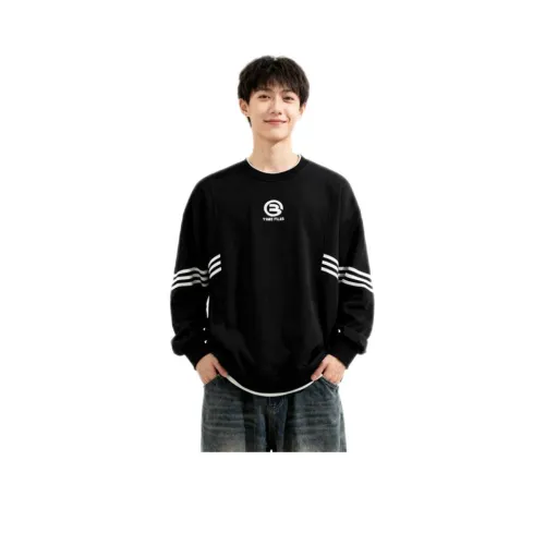 LH HOMME Черный Унисекс Свитшоты