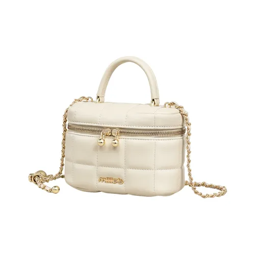 MILLIE'S Коровья кожа Сумка Стандартная Женская Экрю Черный