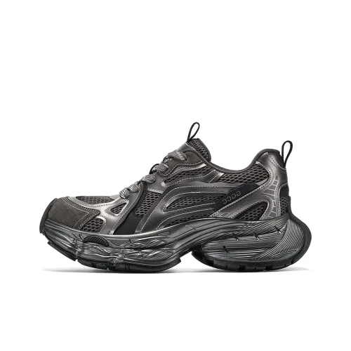 GG CC Платформа массивные кроссовки женские угольно-черные