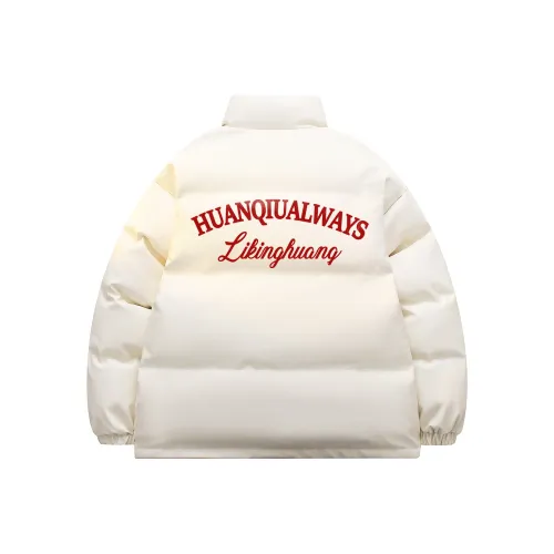 HUANQIU Хлопковая куртка с линтовой отделкой унисекс