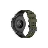 Армейский зеленый, черный, бронированный стиль, дышащий, двухцветный, силиконовый ремешок