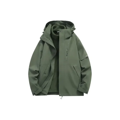 PLQV Водонепроницаемый Ветрозащитный Дышащий Устойчивый к истиранию Термический ветровка Унисекс