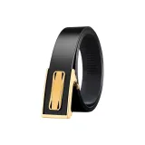 Стиль 3, золотистый оттенок, черный ремешок, застежка