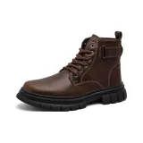 Коричневый с флисовой подкладкой