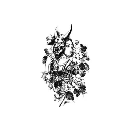 LIEJI Knives And Swords Display Травяной Тату Стикер