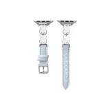 Синий-серебристая пряжка